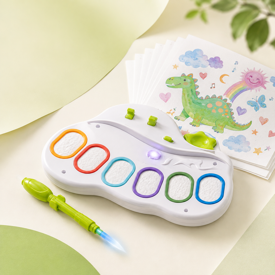 Kit de Peinture Magique Sans Taches – Pinceau Lumineux & Papier Spécial