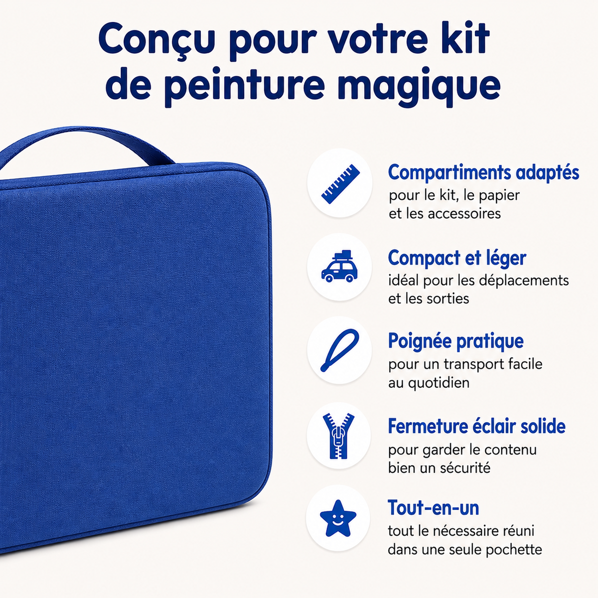 Sac de Dessin – Rangement & Transport 2-en-1