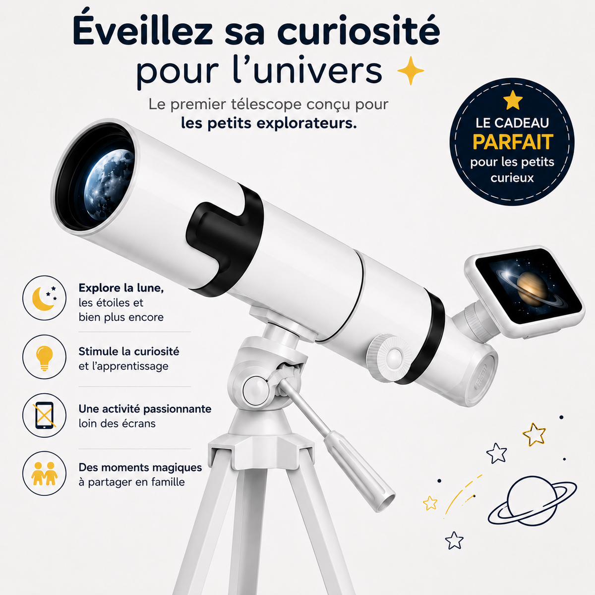 Télescope Astronomique pour Petits Explorateurs